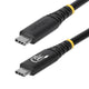StarTech.com CC2M20GUSB4TP USB-kabel USB4 Gen 2x2 2 m USB C 20 Gbit/sek. 240 W Sort