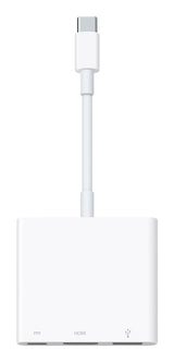 Apple MW5M3ZM/A interface hub USB Type-C Hvid