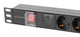 Lanberg PDU-05F-0200-IEC-BK strømforsyningsenhed (PDU) 5 AC stikkontakt(er) 1U Sort