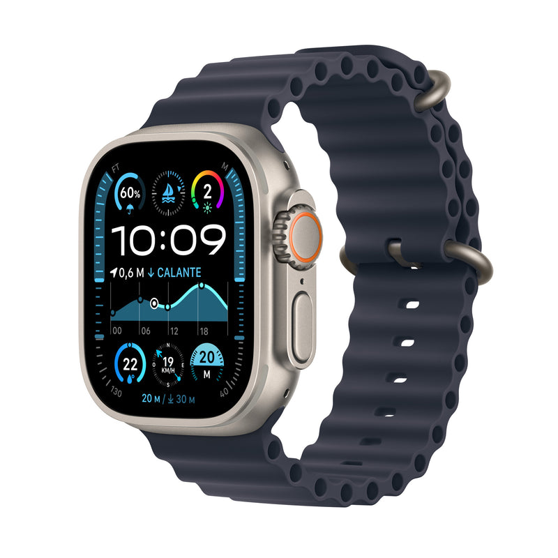 Apple Watch Ultra 2 OLED 49 mm Digital 410 x 502 pixel Berøringsskærm 4G Titanium GPS (satellit)