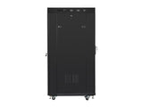 Lanberg FF01-8037-12BL stativ 37U Fritstående reol Sort