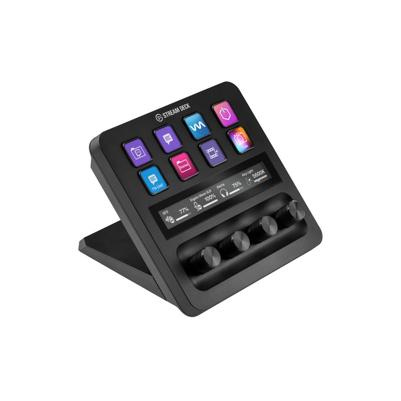 Elgato Stream Deck + BEARBEITUNG Sort 8 knapper