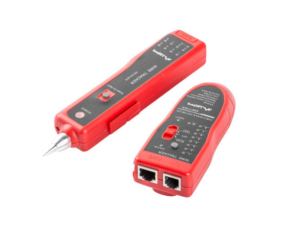 Lanberg NT-0501 netværkskabeltester Sort, Rød