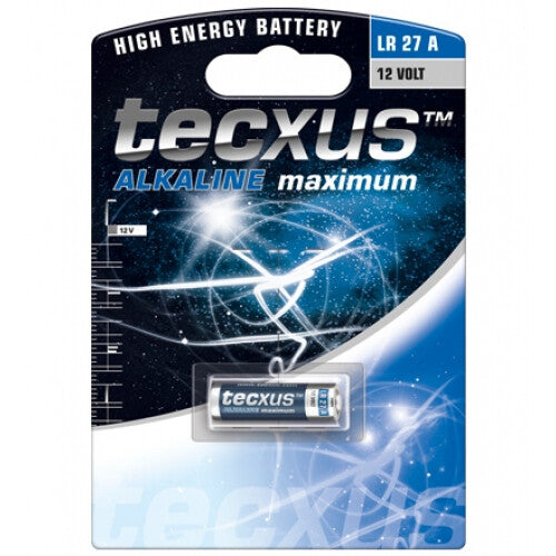 Tecxus LR27 A Engangsbatteri LR27A Alkaline