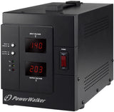 PowerWalker AVR 3000/SIV spændingsregulator 230 V Sort