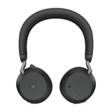 Jabra Evolve2 75 Headset Trådløs Kontor/Callcenter USB Type-C Bluetooth Opladningsstativ Sort