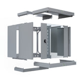 EFB Elektronik WGX-1206GR.G1 stativ 12U Vægmonteret stativ Grå