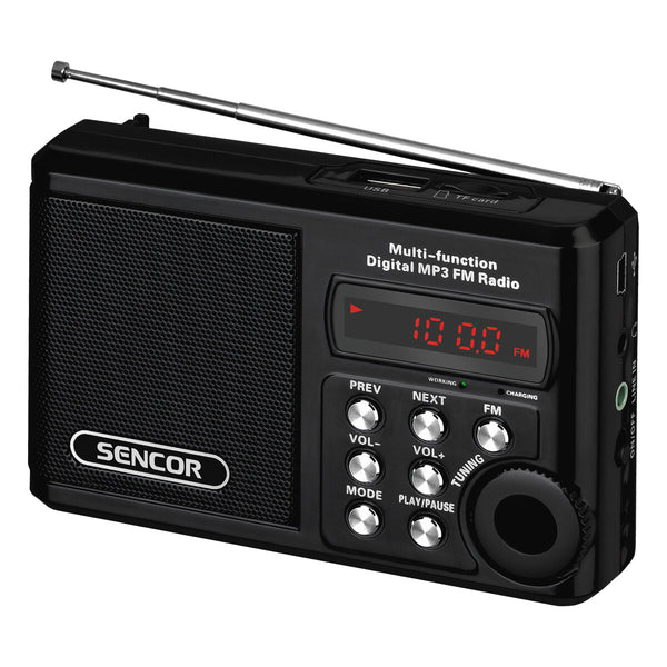 Sencor SRD 215 B radio Analog Sort