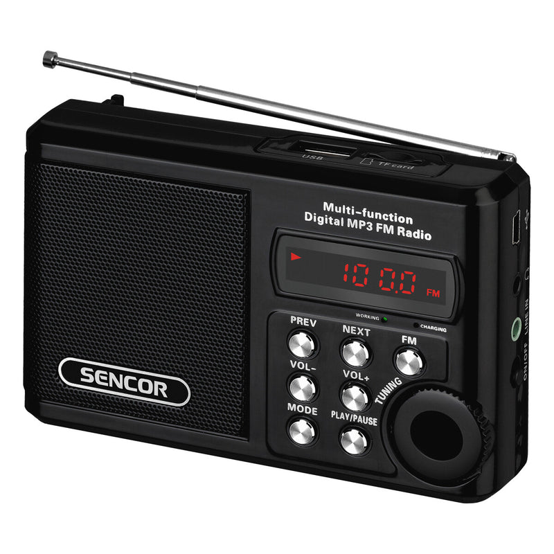 Sencor SRD 215 B radio Analog Sort