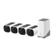 Eufy eufyCam E40 4-Cam Kit + HomeBase S280 Kugle (form) IP-sikkerhedskamera Udendørs 2688 x 1520 pixel Væg