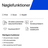 HP OfficeJet Pro 8125e Trådløst All-in-One Farve Printer, Instant Ink; 2-sidet printning