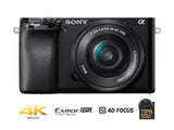 Sony α 6100 MILC 24,2 MP CMOS 6000 x 40000 pixel Sort