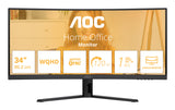 AOC B3 CU34B3E computerskærm 86,4 cm (34") 3440 x 1440 pixel Wide Quad HD LED Sort