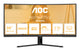 AOC B3 CU34B3E computerskærm 86,4 cm (34") 3440 x 1440 pixel Wide Quad HD LED Sort