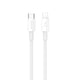 DUDAO L7SCL USB-C to cable 30W 2m white 1 m Hvid