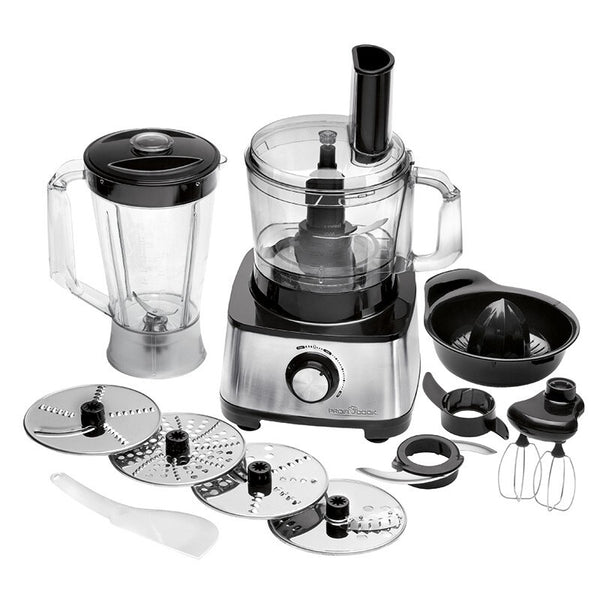 ProfiCook PC-KM 1063 foodprocessor 1200 W 1,2 L Sort, Rustfrit stål
