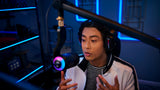 Logitech G Yeti GX Sort, Hvid Bordmikrofon