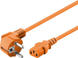 Goobay 95290 el-ledning Orange 5 m Strømstik type F CEE7/7