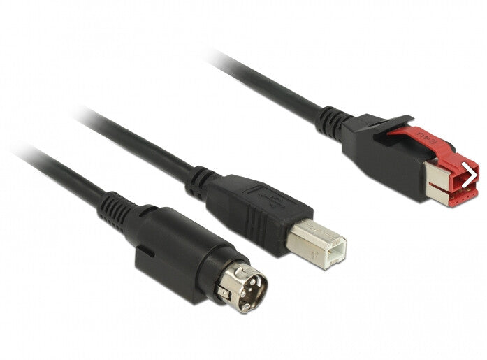 DeLOCK 85488 USB-kabel USB 2.0 2 m USB B 0,48 Gbit/sek. Sort