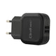 Qoltec 50186 oplader til mobil enhed Smartphone, Tablet Sort Vekselstrøm Indendørs