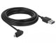 DeLOCK 85561 USB-kabel USB 2.0 5 m USB A Micro-USB B 0,48 Gbit/sek. Sort