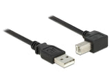 DeLOCK 5m, USB 2.0-A - USB 2.0-B USB-kabel USB A USB B 0,48 Gbit/sek. Sort