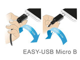 DeLOCK 83851 USB-kabel USB 2.0 3 m USB A Micro-USB B Sort
