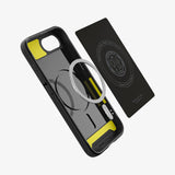 Spigen Rugged Armor (MagFit) mobiltelefon etui 15,5 cm (6.1") Cover Sort