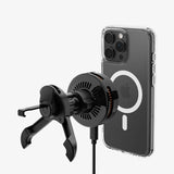 Spigen EV25MFAQ Smartphone Sort USB Trådløs opladning Hurtig opladning Automatisk