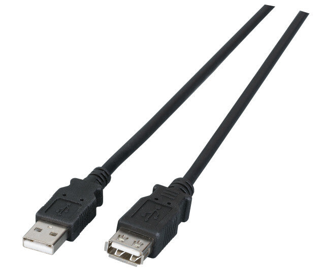 EFB Elektronik K5205.3 USB-kabel USB 2.0 3 m USB A 0,48 Gbit/sek. Sort