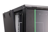 Digitus DN-19 16-U-EC-SW stativ 16U Vægmonteret stativ Sort
