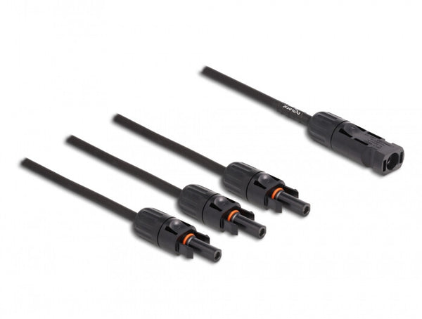 DeLOCK 88224 kabelsplitter eller -samler Kabelfordeler Sort