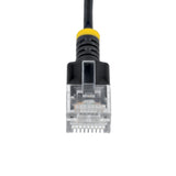 StarTech.com N6APATUTP34BKS4M netværkskabel Sort 4 m Cat6a U/UTP (UTP) Rund