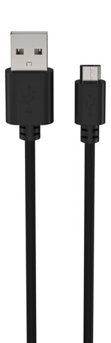 Ansmann 1700-0129 USB-kabel 1 m USB A Micro-USB B 0,48 Gbit/sek. Sort