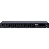 Inter-Tech SW-0816 strømforsyningsenhed (PDU) 8 AC stikkontakt(er) Sort