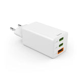 Hama 00125142 oplader til mobil enhed Universel Hvid Vekselstrøm Hurtig opladning Indendørs