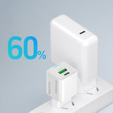 Wozinsky WWC-35W Universel Hvid Vekselstrøm Hurtig opladning Indendørs