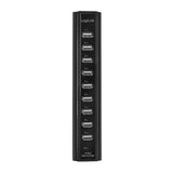 LogiLink UA0096 interface hub USB 2.0 480 Mbit/s Sort