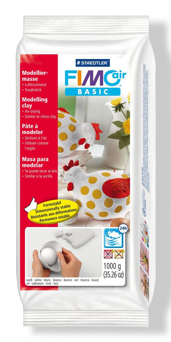 Staedtler FIMO air basic 8101 Modellering ler 1 kg Hvid 1 stk