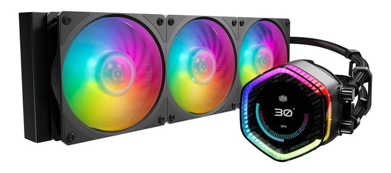 Cooler Master MasterLiquid 360 ION Processor Alt-i-en væskekøler 12 cm Sort 1 stk