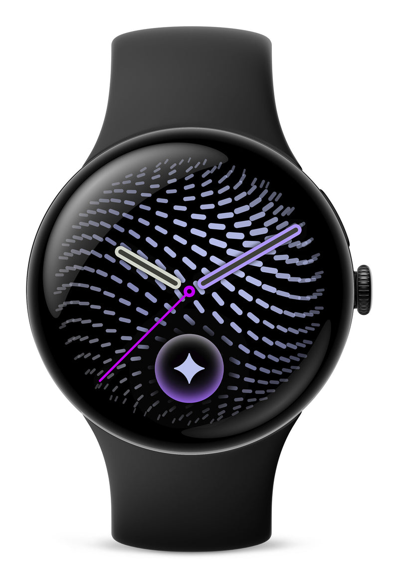Google Pixel Watch 5 AMOLED 45 mm Digital Berøringsskærm Sort Wi-Fi GPS (satellit)