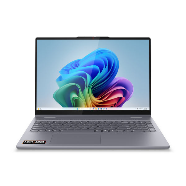 Lenovo IdeaPad 5 2-in-1 16AKP10 Copilot+ PC AMD Ryzen AI 7 350 Hybrid (2-i-1) 40,6 cm (16") Berøringsskærm WUXGA 16 GB LPDDR5x-SDRAM 1 TB SSD Wi-Fi 7 (802.11be) Windows 11 Home Grå Tysk