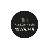 Qoltec 50086.90W strømadapter og vekselret Indendørs Sort