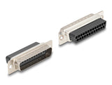 DeLOCK 67093 kabel kønsskifter D-Sub 25 RJ12 Sort