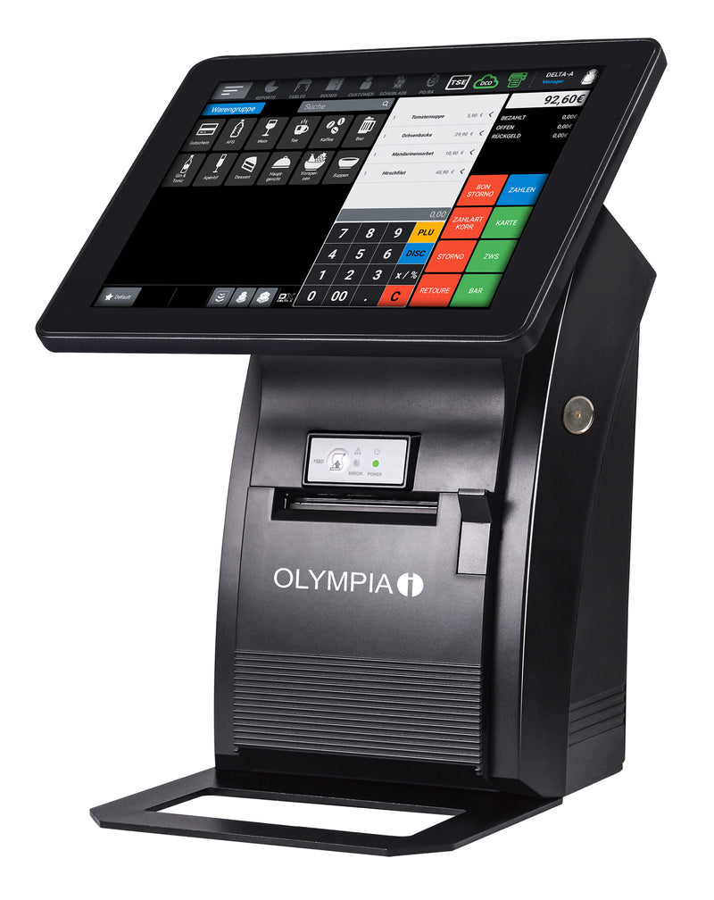 Olympia T210 All-in-One 25,4 cm (10") Berøringsskærm Sort