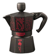Bialetti Stranger Things Moka gryde Sort, Rød