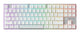 CHERRY MX 8.2 Pro TMR Wireless tastatur Spil USB + RF Wireless + Bluetooth QWERTY US International Sølv, Hvid