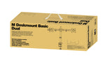 Multibrackets 3309 skærmbeslag og -stativer 68,6 cm (27") Skrivebord Sort
