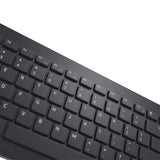 DELL KM3322W tastatur Mus inkluderet Kontor RF trådløst QWERTZ Tysk Sort