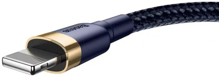 Baseus CALKLF-CV3 Lightning kabel 2 m Blå, Guld
